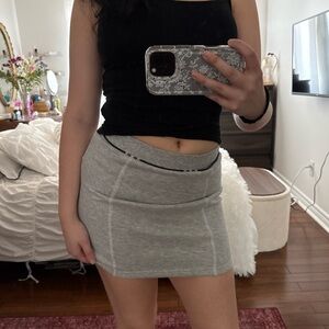 Ardene Heather Gray Mini Skirt